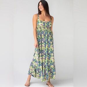 NATURAL LIFE Vibrant Floral Maxi Dress